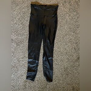 Spanx leather look legging